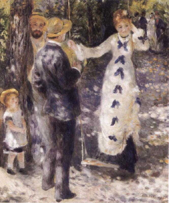 Pierre-Auguste Renoir The Swing Norge oil painting art
